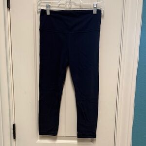 Athleta Navy Blue crop Leggings